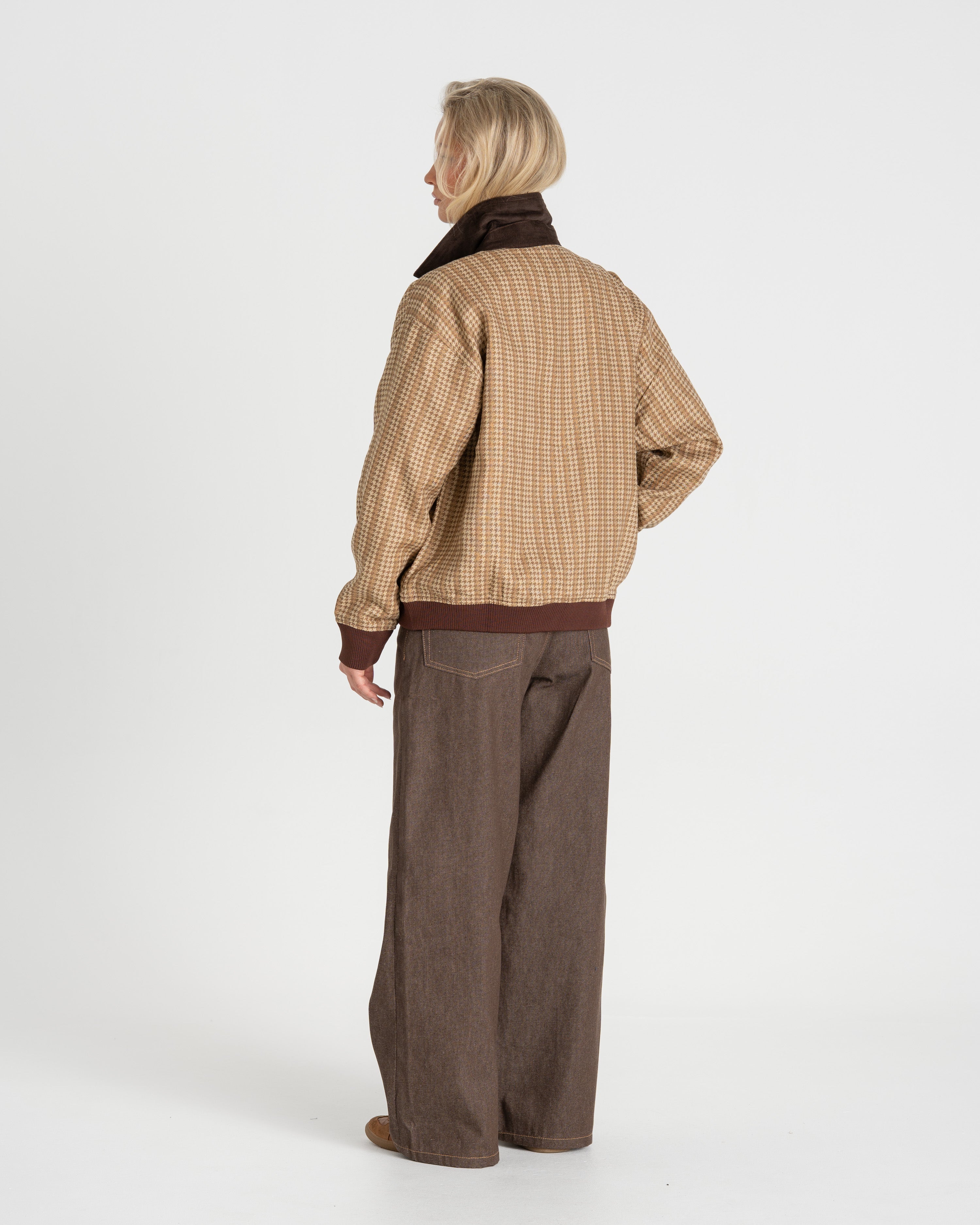 Raw Selvedge Denim Jeans brown
